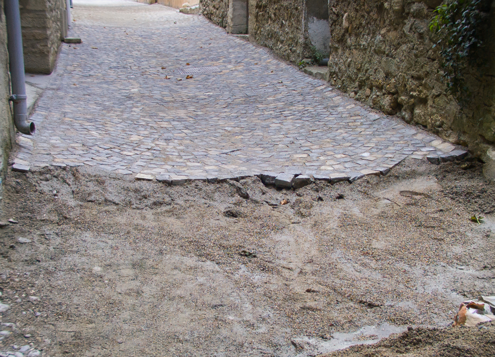 Réfection Du Pavement De La Grande Rue Sous Le Presbytère